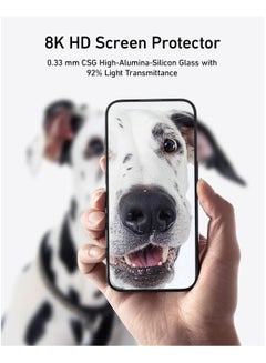 Anker Screen Protector for iPhone 15 Pro, Bubble-and-Dust-Free iPhone HD Tempered Glass, Durable and Drop-Proof with 9H Hardness, Easy Installation Exclusively for iPhone 15 Pro (2-Pack) - Clear  - Image 4