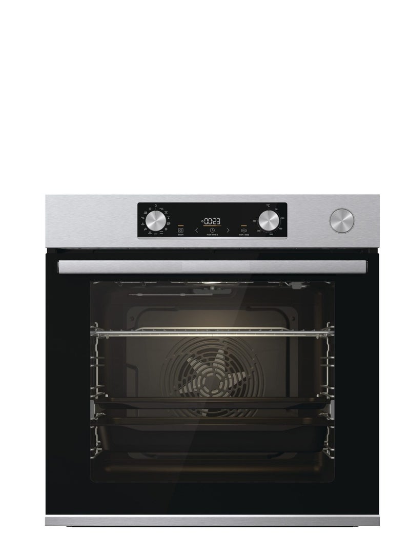 Gorenje Electric Built in oven With Grill from 77 liter 60 cm  multi-function Stainless Steel BSA6737E15X Silver - Image 1