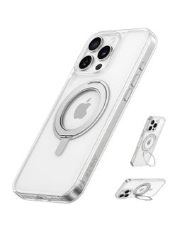 Anker Ultra Magnetic for iPhone 16 Pro Max Case with Sturdy 360° Ring Stand, Military-Grade Shockproof iPhone 16 Pro Max Kickstand Compatible with MagSafe,Clear Clear  - Image 1