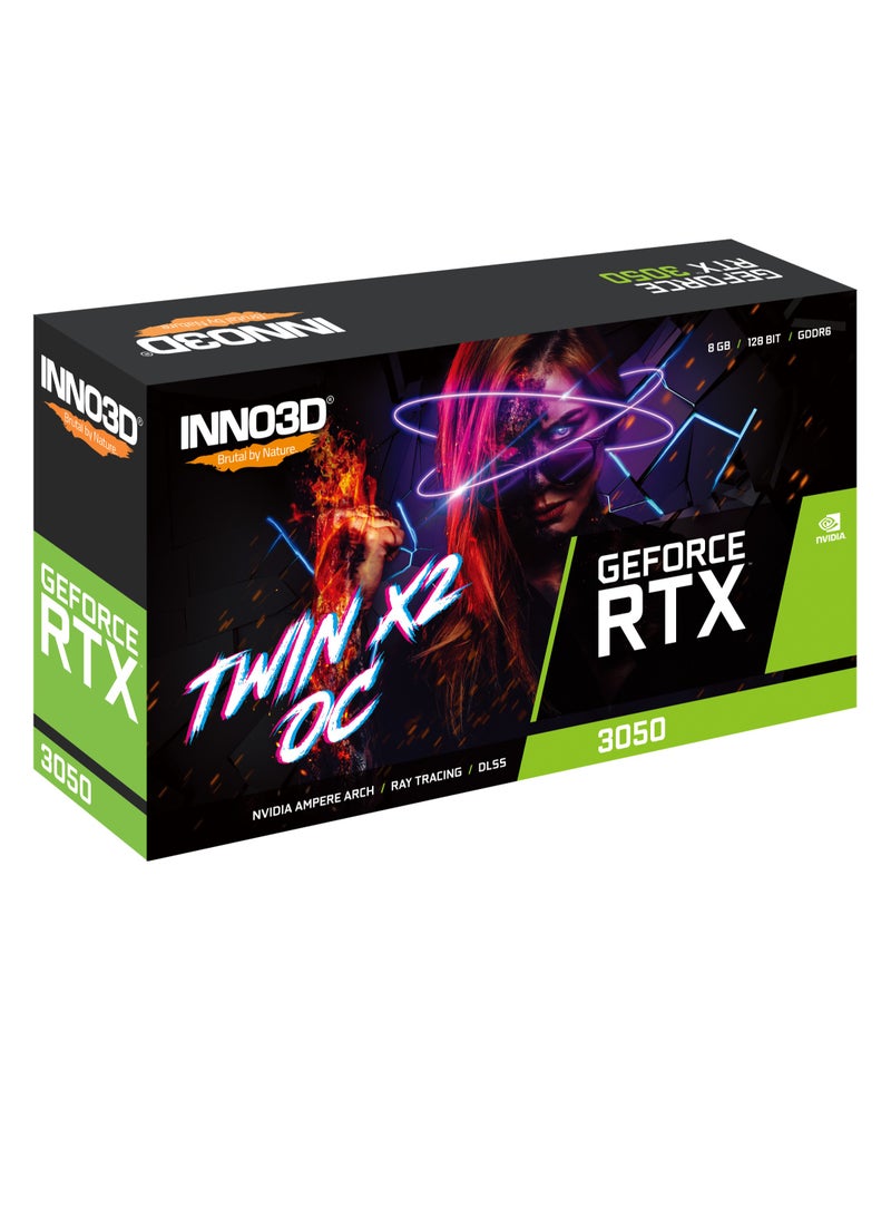 INNO3D - GeForce RTX 3050 TWIN X2 OC Gaming Graphics Card - Image 1