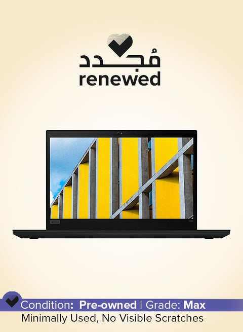 Renewed - Thinkpad T490 Laptop With 14 Inch Display,Intel Core i7-8565U/8GB RAM/256GB SSD/Windows 10 English Graphite