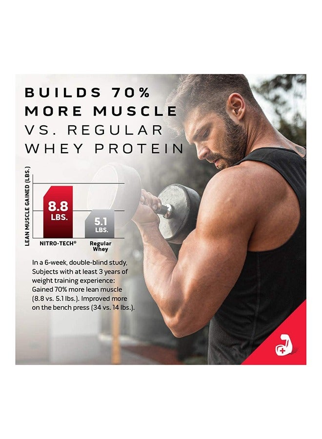 MuscleTech Nitro Tech Whey Protein Isolate and Peptides with Strawberry 4lb - Image 3