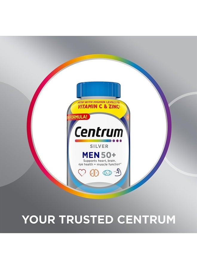 سنتروم Centrum, Silver Men 50+, 100 Tablets  - Image 4