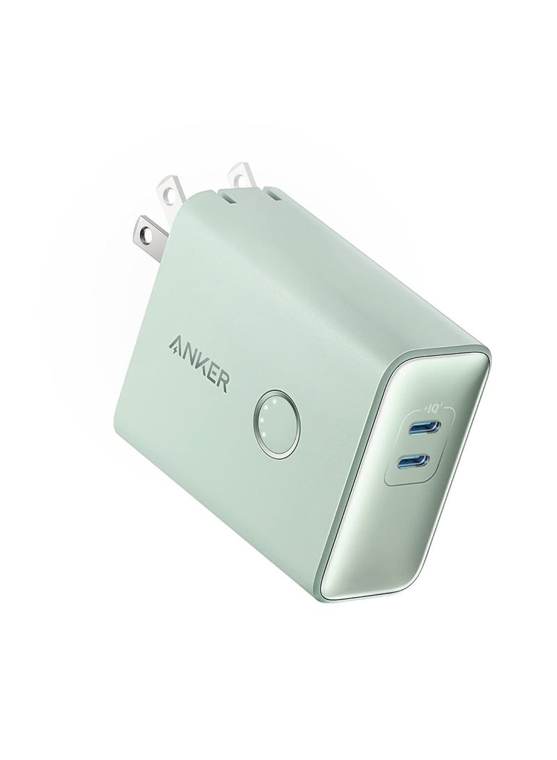 Anker - 521 Power Bank, Power Core fusion, 45W, 50000mah, Dual-Port USB-C for iPhone 15/15 Plus/15 Pro/15 Pro Max, iPhone 14/13 Series, iPhone 14/13 Series, iPad Pro, AirPods, Apple Watch - Green Green - Image 1