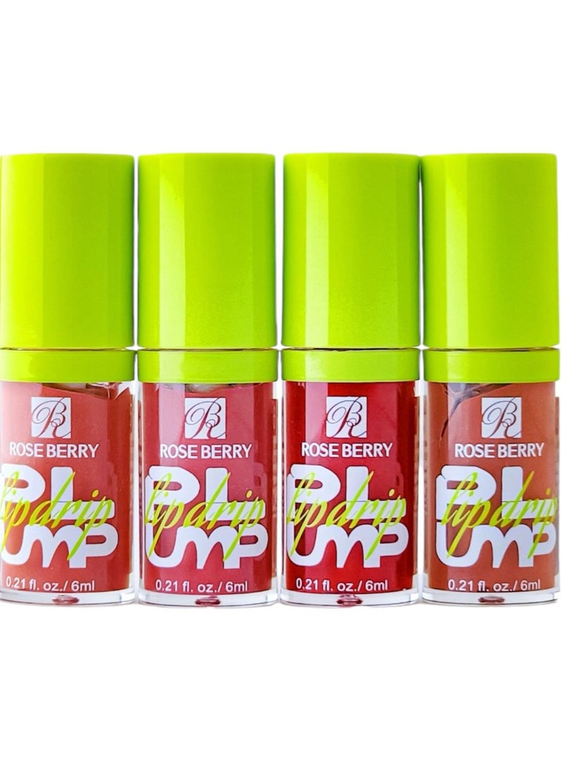 روز بيري 4Pcs Lip Gloss Multicolour - Image 1