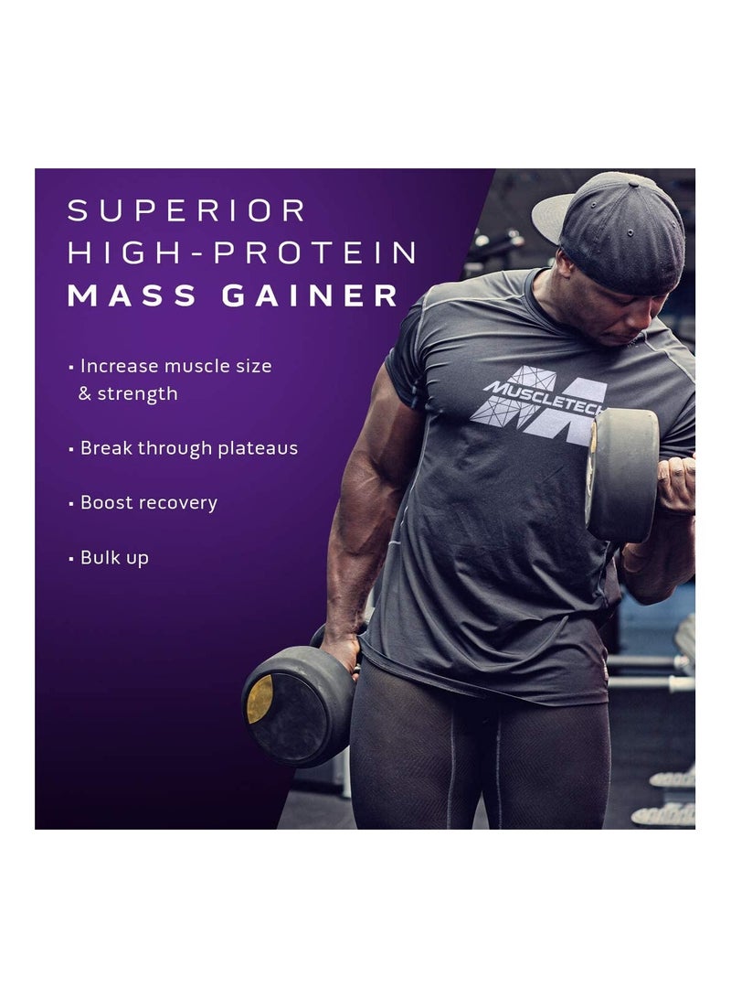 ماسل تيك - MuscleTech Mass Gainer Protein Powder- Protein Powder for Muscle Gain- Whey Protein + Muscle Builder Creatine Supplements  Vanilla, 5.15 Pound (Pack of 1) - Image 1