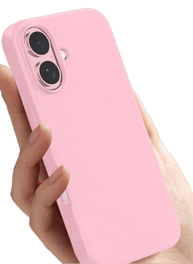 مارجون 3Packs Case Cover for Apple iPhone 16 Plus, Slim Silicone Case, Full Covered Anti Scratch Shockproof Protective Cover With Two Screen Protectors Pink - Image 4