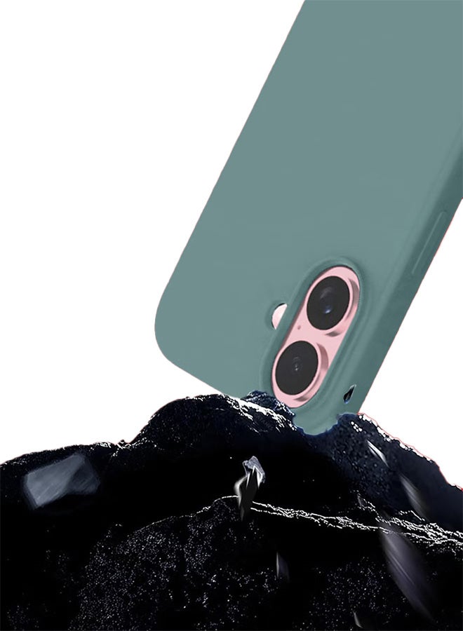 مارجون غطاء حالة لآيفون 16 بلس، غطاء سيليكون رفيع، غطاء واقي مضاد للخدش ومقاوم للصدمات - Image 3