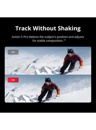 مجموعة Osmo Action 5 Pro Adventure - كاميرا أكشن ثورية بجودة صورة عالية، مليئة بالحركة بدقة 40 ميجابكسل، تم ترقيتها إلى 4K/120 إطارًا في الثانية، مستشعر 1/1.3 بوصة، شاشات OLED تعمل باللمس مزدوجة، سعة تخزين مدمجة 47 جيجابايت - view 3