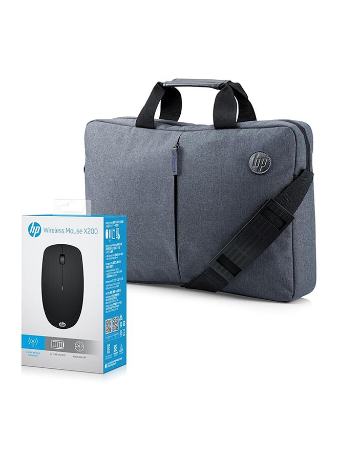 HP 15.6 Value Topload + HP Wireless Mouse X200 Gray/Black - Image 1