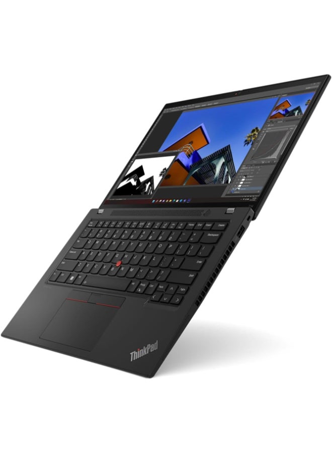 Lenovo (Upgraded Version) ThinkPad T14 Laptop With 14-Inch Display, Intel Core i7-1355U Processor/16GB RAM/512GB SSD/Intel Iris XE Graphics/Windows 11 Pro English Black English Black - Image 2