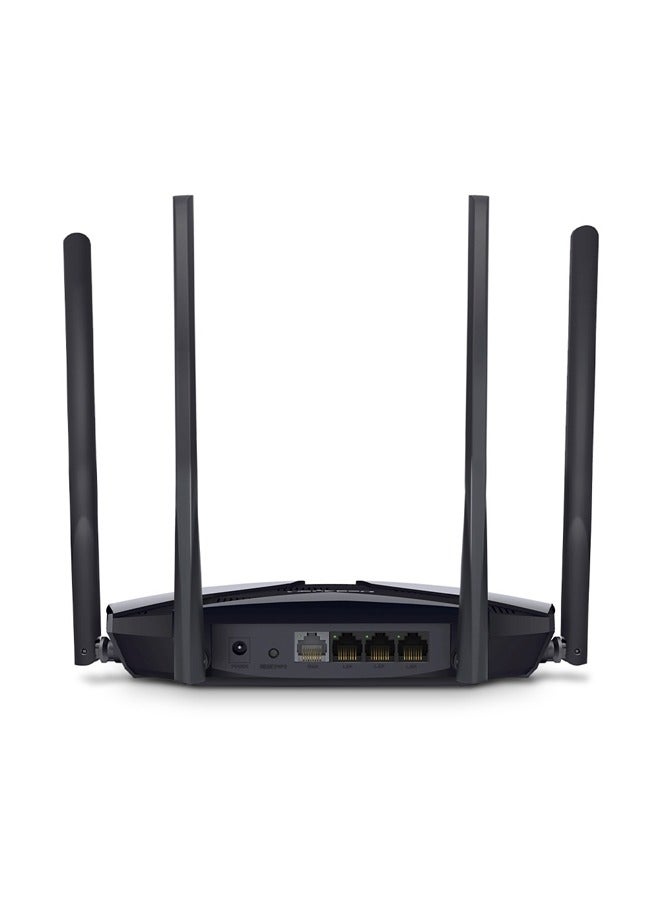 MERCUSYS MR80X AX3000 Dual-Band Wi-Fi 6 Router | Black - Image 3
