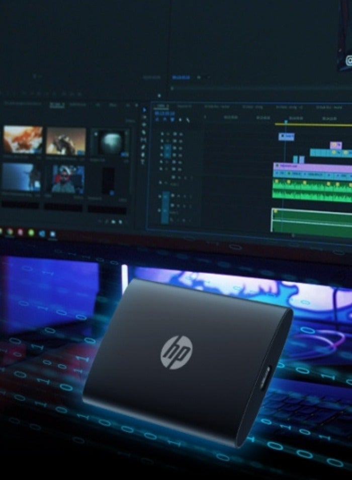 HP - P900 Portable Blazing Fast External SSD | Black | 7M696AA#ABB 2 TB - Image 1