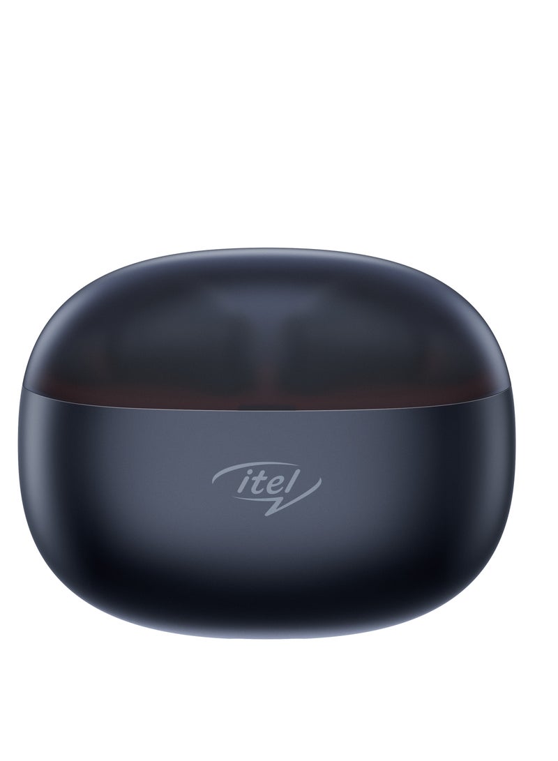 إيتيل Itel T11 - Wireless Airpods with 40H Playtime, Quad Mic ENC, IPX5, 10MM Bass Boost Drivers, BT Version 5.3, Fast Charging - Type C Multicolour  - Image 2