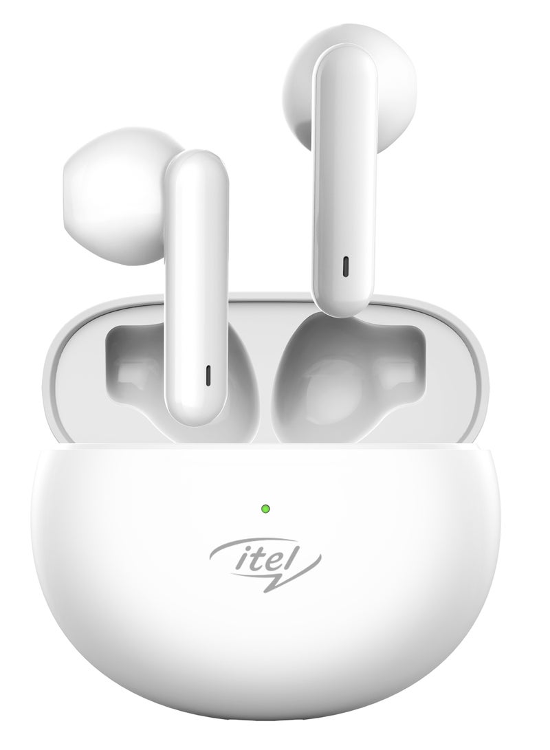 إيتيل Itel T1 Neo Wireless Airpods with Microphone White - Image 1