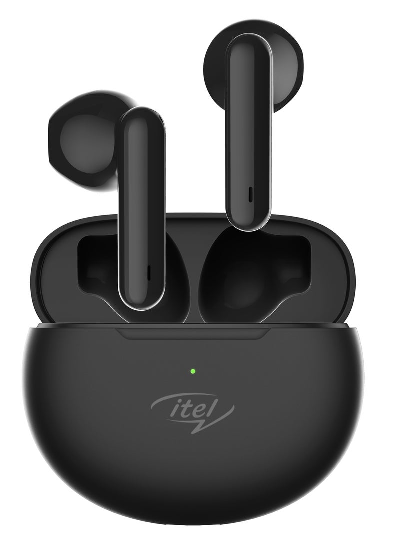 Itel T1 Neo Wireless Airpods with Microphone Black