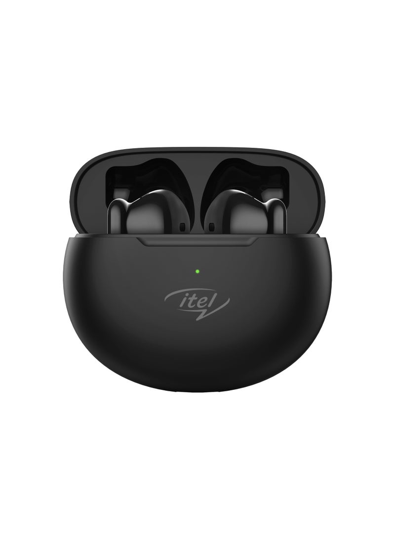 Itel T1 Neo Wireless Airpods with Microphone Black