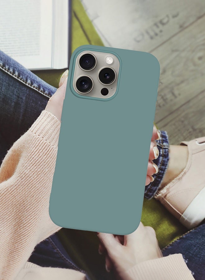 مارجون غطاء علبة 2 حزمة لجهاز آبل آيفون 16 برو، غطاء سيليكون رفيع، غطاء واقي مضاد للخدش ومقاوم للصدمات مع واقي شاشة ثلاثي الأبعاد - Image 5