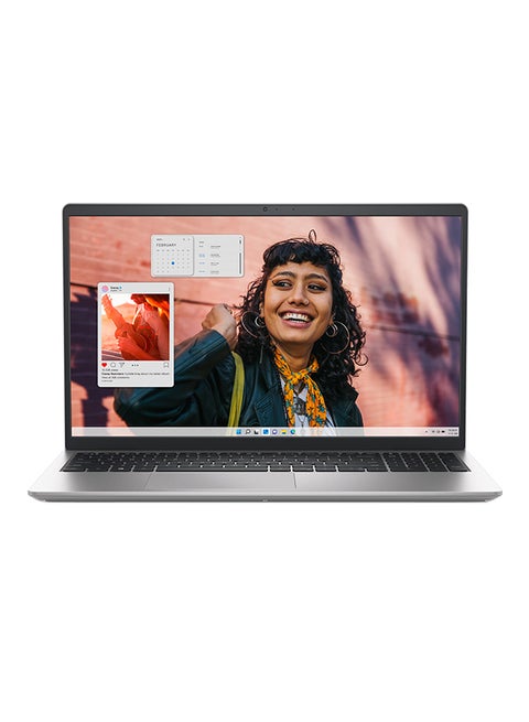 2024 Inspiron 3530 Think & Light Laptop With 15.6-Inch Display, Core i7 1355U Processor/16GB RAM DDR4/1TB SSD/Intel Iris XE Graphics/DOS(Without Windows)/ Backlight keyboard English/Arabic Silver
