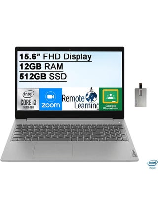 IdeaPad Laptop With 14-Inch Display, Intel Core i3-1215U Processor/12GB RAM/256GB SSD/Intel Iris XE Graphics/Windows 11 + 32GB Hotface USB Card English Grey - pnsku/N70112826V/45/_/1726821667/44ce7bf3-9ef9-44e5-9b2d-95d16216bffb