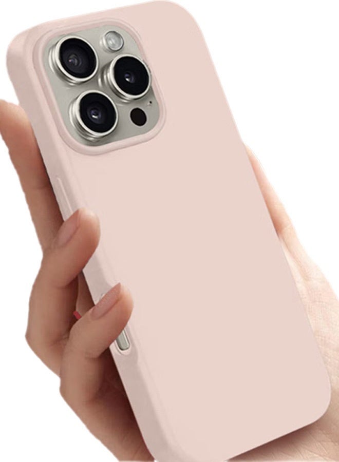 MARGOUN 2Packs Case Cover for Apple iPhone 16 Pro, Slim Silicone Case, Full Covered Anti Scratch Shockproof Protective Cover with 3D Screen Protector Baby Pink - Image 2