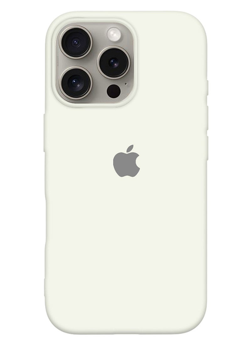 MARGOUN (for iPhone 16 Pro) 2 Pack Case and Screen Protector, Slim Silicone Case, Full Covered Anti Scratch Shockproof Protective Cover White  - Image 2