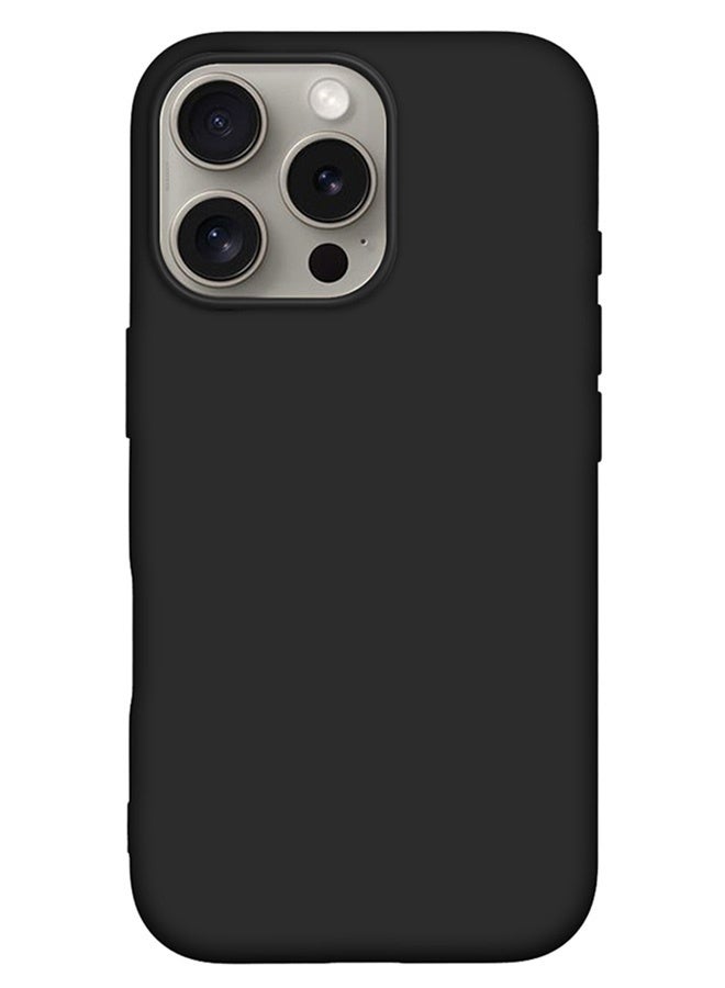 MARGOUN 3Packs Case Cover for Apple iPhone 16 Pro, Slim Silicone Case, Full Covered Anti Scratch Shockproof Protective Cover with Two Screen Protectors Black - Image 3