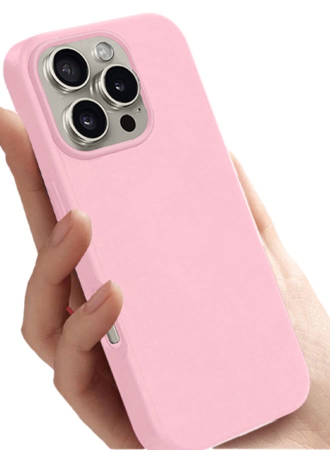 MARGOUN 3Packs Case Cover for Apple iPhone 16 Pro, Slim Silicone Case, Full Covered Anti Scratch Shockproof Protective Cover with Two Screen Protectors Pink - Image 3