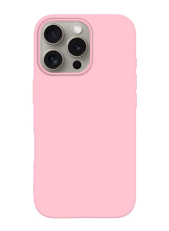 MARGOUN Silicone Case Cover for Apple iPhone 16 Pro Max, Full Body Protection, Shockproof and Anti Fall - Pink  - Image 2