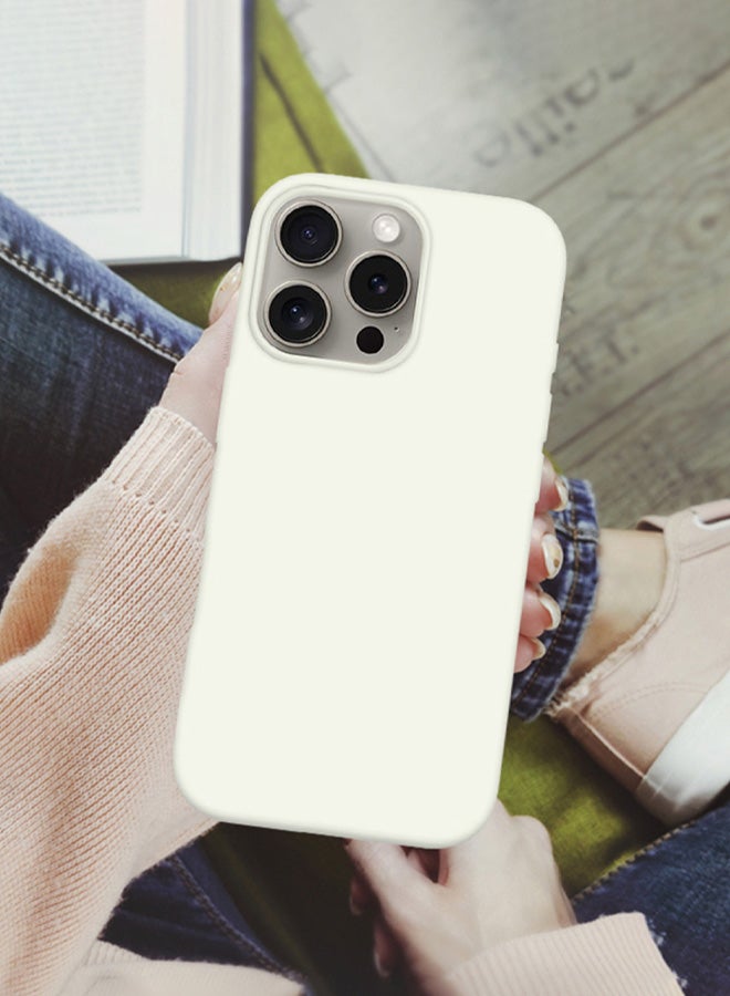 MARGOUN 3Packs Case and Screen Protectors for Apple iPhone 16 Pro Max , Slim Silicone Case, Full Covered Anti Scratch Shockproof Protective Cover White - Image 4