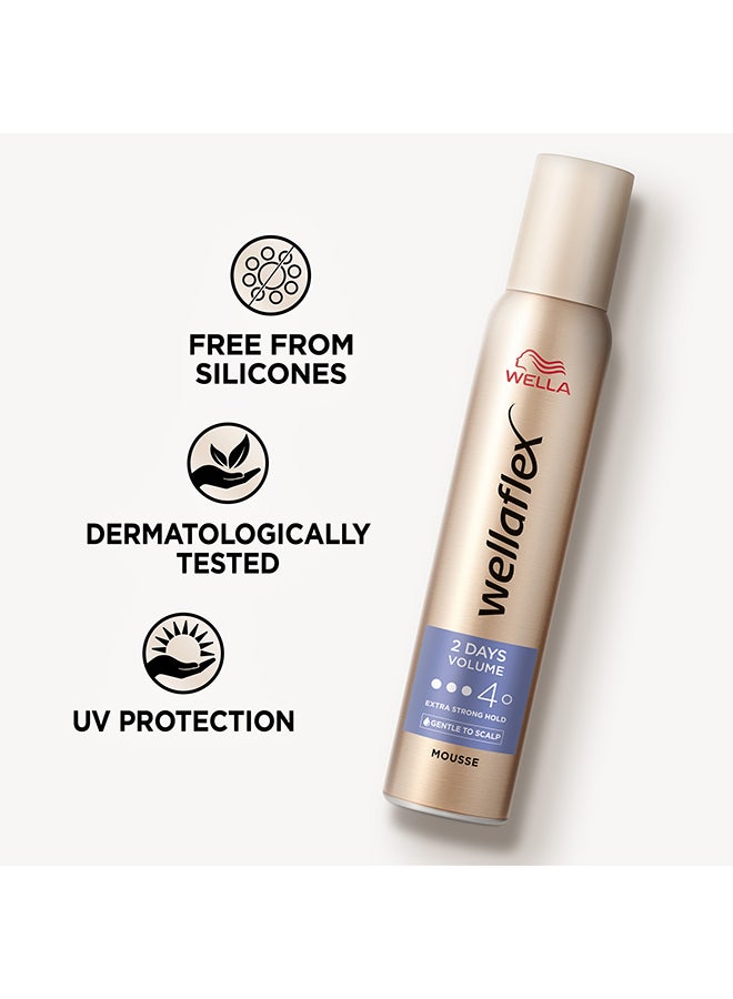 WELLA Wellaflex 2D Volume Mousse - 200Ml  - Image 4