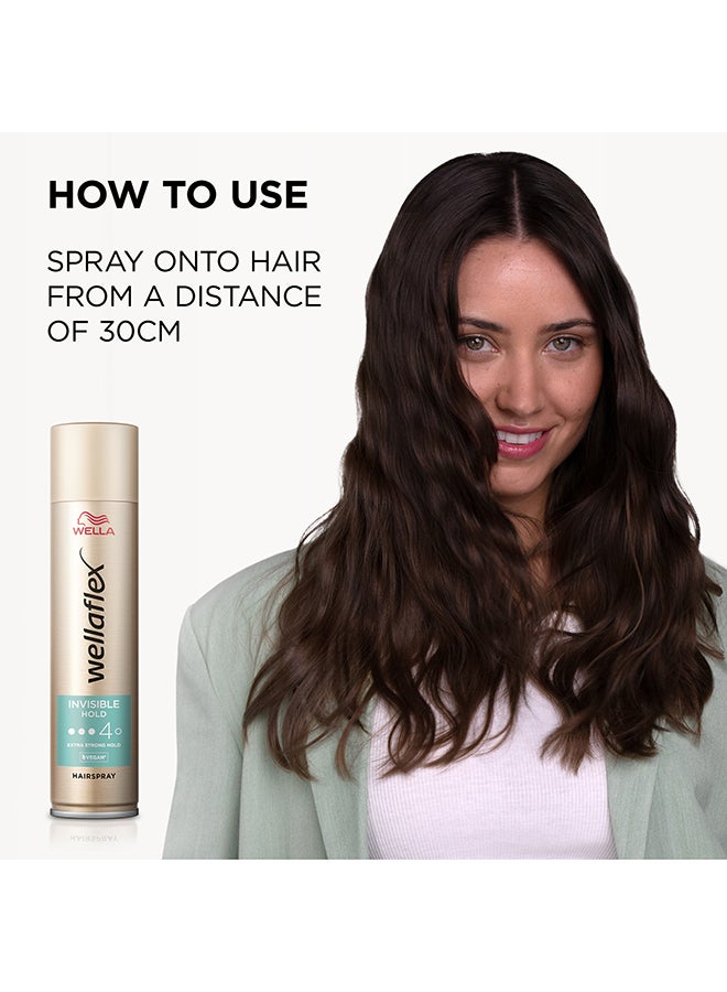ويلا Wellaflex Invisible Hold Hairspray - 400Ml  - Image 4