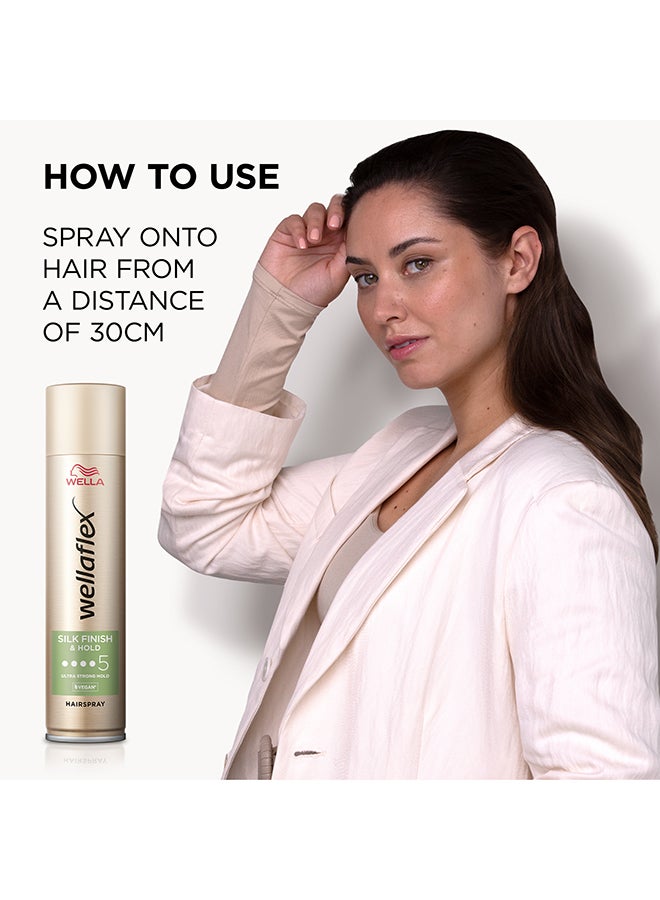 WELLA Wellaflex Silk Finish And Hold Hairspray - 400Ml  - Image 4