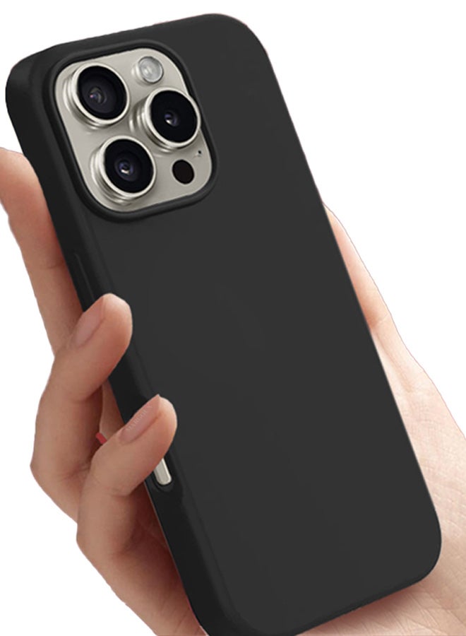 MARGOUN 3Packs Case and Screen Protectors for Apple iPhone 16 Pro Max , Slim Silicone Case, Full Covered Anti Scratch Shockproof Protective Cover Black - Image 4