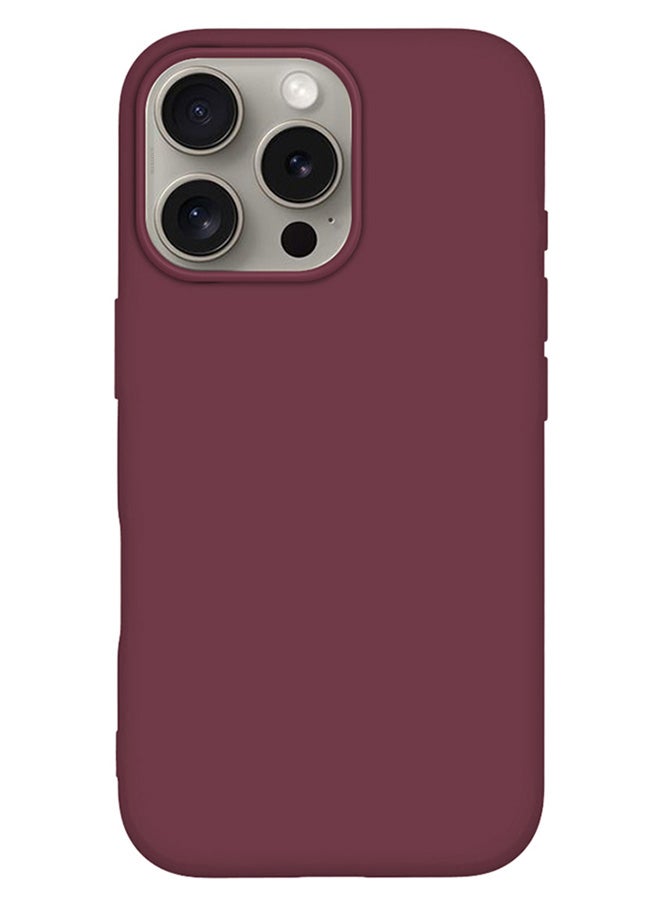MARGOUN 3Packs Case and Screen Protectors for Apple iPhone 16 Pro Max , Slim Silicone Case, Full Covered Anti Scratch Shockproof Protective Cover Maroon - Image 3