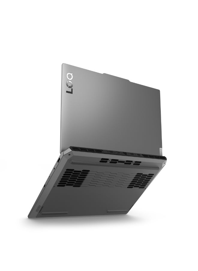 Lenovo - LOQ 3 15IAX9 Laptop With 15.6-Inch FHD Display, Core i5-12450HX Processor/12GB RAM/512GB SSD/6GB Nvidia Geforce RTX 3050 Graphics Card/Windows 11 English/Arabic Luna Grey - Image 1