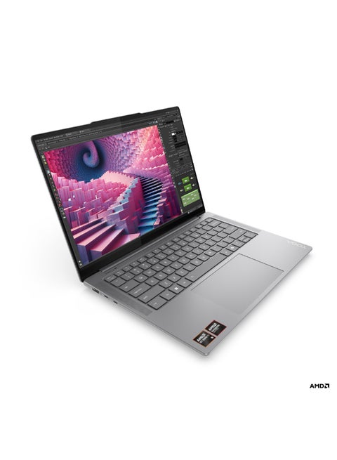 Yoga Pro 7 14ASP9 Laptop With 14.5-Inch Display, AMD Ryzen AI 9-365 Processor/32GB RAM/1TB SSD/Integrated Graphics/Windows 11 English/Arabic Luna Grey