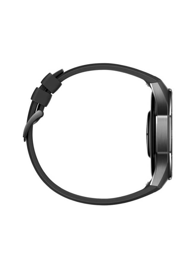 HUAWEI - WATCH GT5 Pro 46mm Smartwatch, Sharp-Edged Design, up to 14 Days Battery Life, Pro-level Sports Watch, Health Tracking, Compatible with iOS and Android (With Freebuds 5) Black - Image 1
