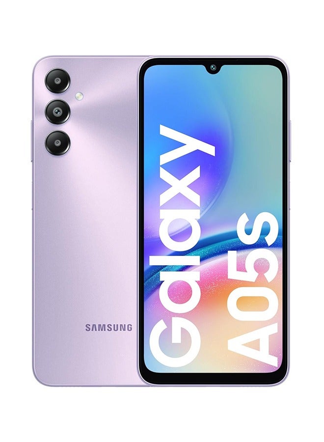 سامسونج Galaxy A05s Dual SIM Light Violet 4GB RAM 128GB 4G LTE - Middle East Version with a free gift 25W Adapter USB-C Super Fast Charging Travel Adapter (EU Plug) - Image 2