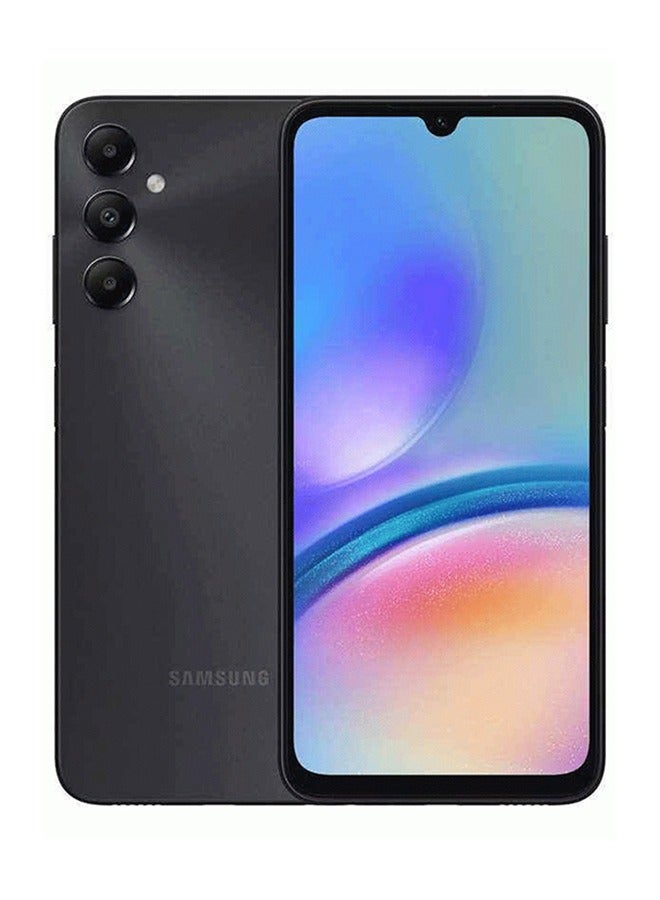 سامسونج - Galaxy A05s Dual SIM Black 6GB RAM 128GB 4G LTE - Middle East Version with a free gift 25W Adapter USB-C Super Fast Charging Travel Adapter (EU Plug) - Image 1