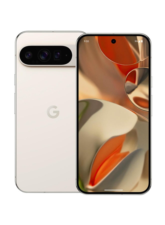 جوجل Pixel 9 Pro XL ثنائي الشريحة باللون البورسلين وذاكرة وصول عشوائي سعة 16 جيجابايت وذاكرة داخلية سعة 256 جيجابايت وشبكة 5G - الإصدار الدولي  - Image 1