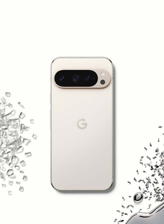جوجل Pixel 9 Pro XL ثنائي الشريحة باللون البورسلين وذاكرة وصول عشوائي سعة 16 جيجابايت وذاكرة داخلية سعة 256 جيجابايت وشبكة 5G - الإصدار الدولي  - Image 3