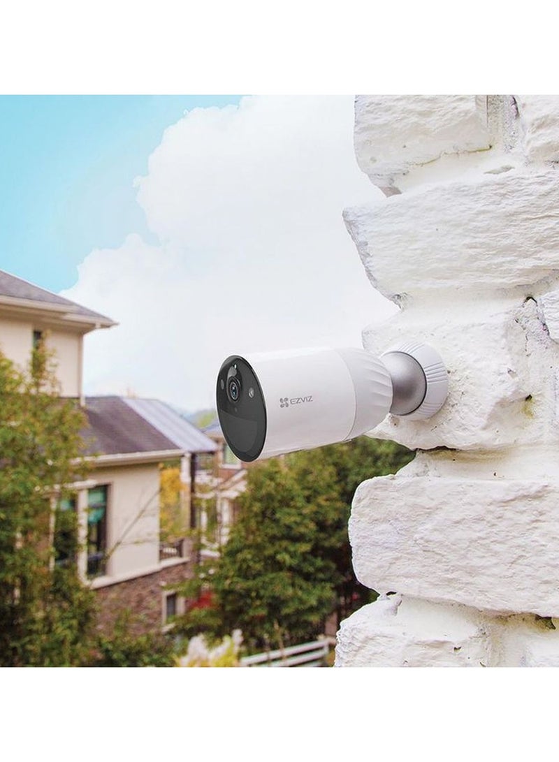 EZVIZ - BC1 Add on 2MP Supplementary Battery Camera For BC1 Kit, Only Works With The Base Station, White - Image 1