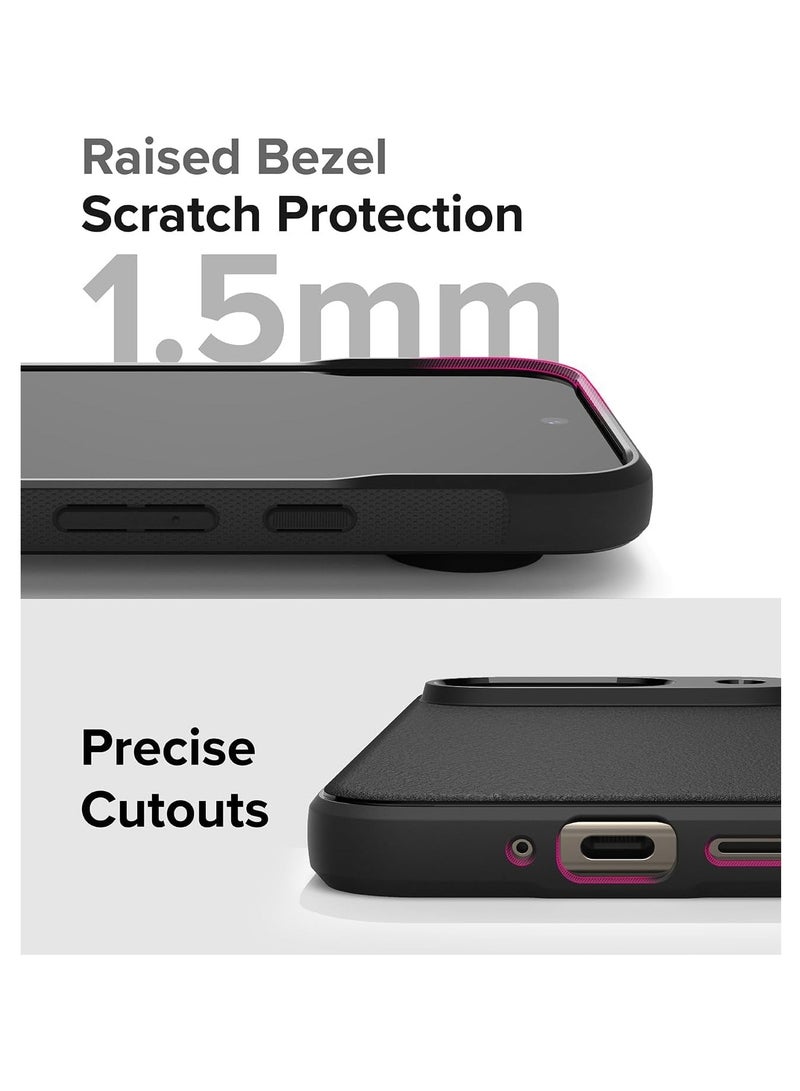 Onyx [Feels Good in The Hand] Compatible with Google Pixel 9 Case, Anti-Fingerprint Technology Prevents Oily Smudges Non-Slip Enhanced Grip Precise Cutouts for Camera Black