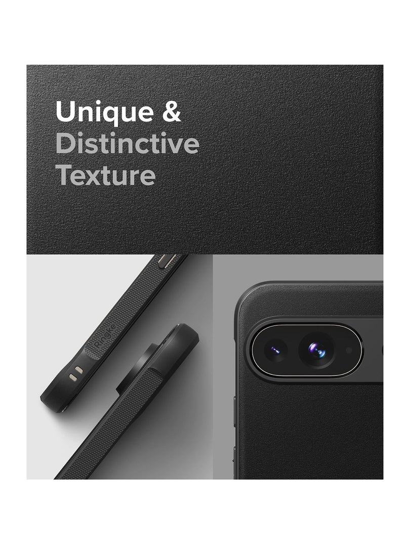 Onyx [Feels Good in The Hand] Compatible with Google Pixel 9 Case, Anti-Fingerprint Technology Prevents Oily Smudges Non-Slip Enhanced Grip Precise Cutouts for Camera Black