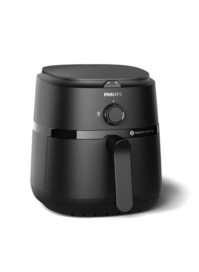 فيليبس قلاية هوائية NA120/00، تستخدم دهون أقل بنسبة تصل إلى 90%، بقدرة 1500 واط، سعة 4.2 لتر، بتقنية الهواء السريع (أسود)، كبيرة 4.2 لتر، 1500 واط 4.2 L 1500 W NA120/00 اسود - Image 2
