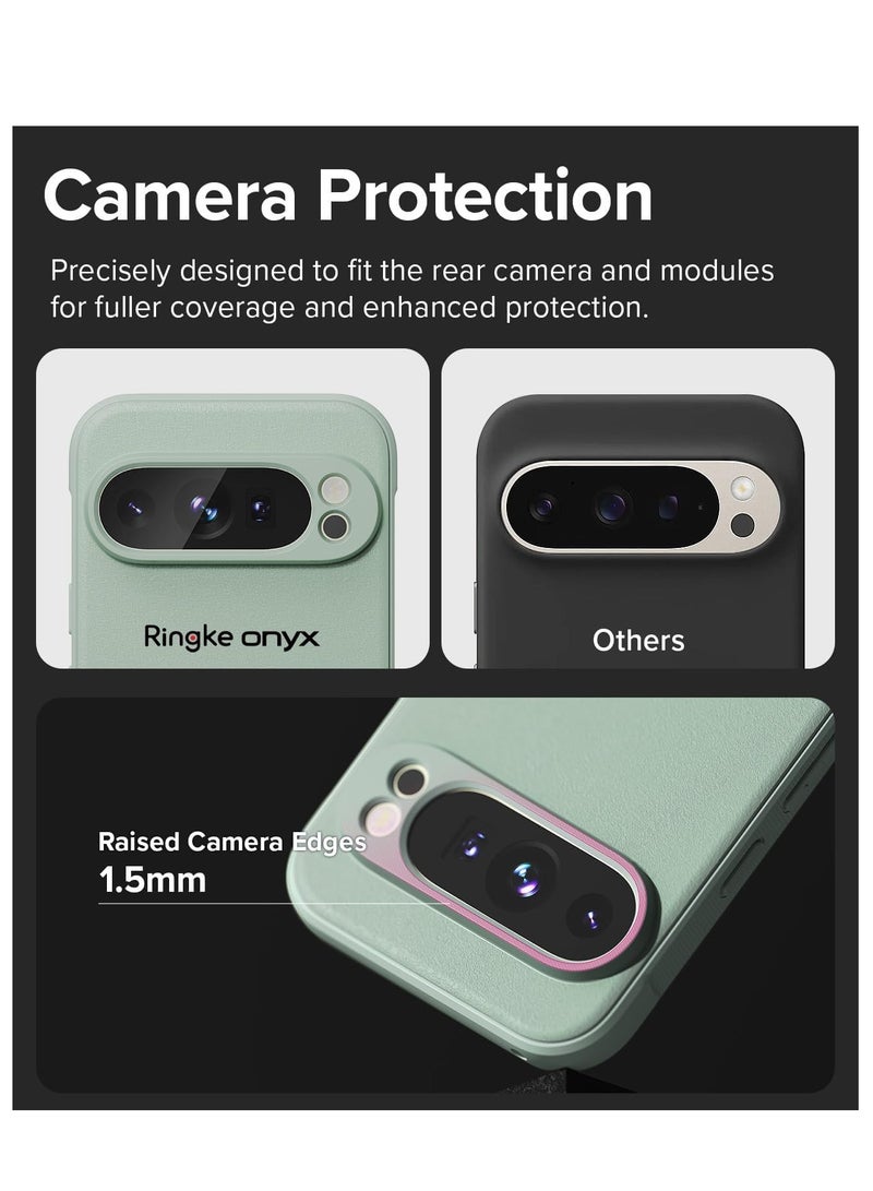 Ringke - Onyx [Feels Good in The Hand] Compatible with Google Pixel 9 Pro XL Case, Anti-Fingerprint Technology Prevents Oily Smudges Non-Slip Enhanced Grip Precise Cutouts for Camera - Mint - Image 1