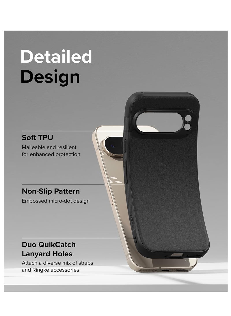 Ringke - Onyx [Feels Good in The Hand] Compatible with Google Pixel 9 Pro Case, Anti-Fingerprint Technology Prevents Oily Smudges Non-Slip Enhanced Grip Precise Cutouts for Camera - Black - Image 1