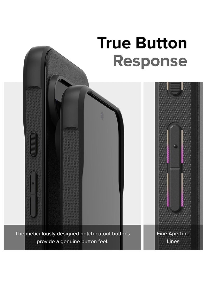 Ringke - Onyx [Feels Good in The Hand] Compatible with Google Pixel 9 Pro Case, Anti-Fingerprint Technology Prevents Oily Smudges Non-Slip Enhanced Grip Precise Cutouts for Camera - Black - Image 1