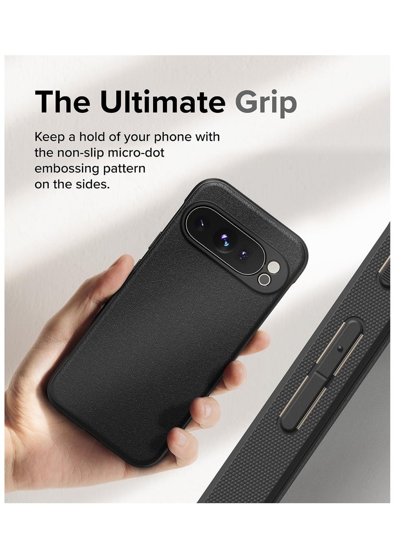 Ringke - Onyx [Feels Good in The Hand] Compatible with Google Pixel 9 Pro Case, Anti-Fingerprint Technology Prevents Oily Smudges Non-Slip Enhanced Grip Precise Cutouts for Camera - Black - Image 1